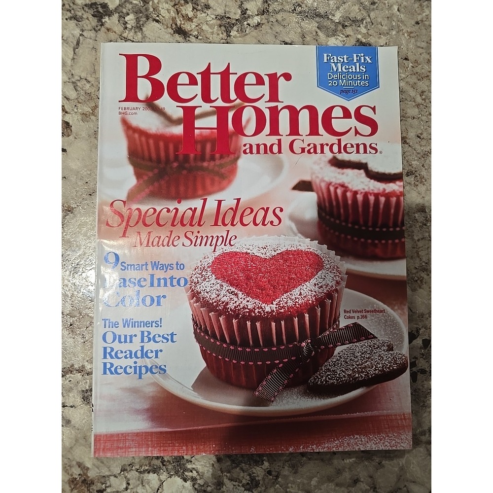 Better‎ Homes And Gardens Magazine Special Ideas Made February 2008